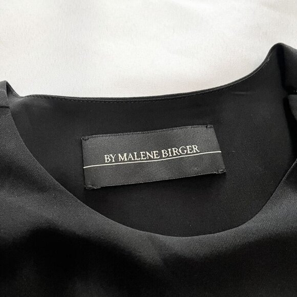 NWOT BY MALENE BIRGER BLACK ACARMAR MIDI DRESS - 36 (6) - Picture 9 of 12